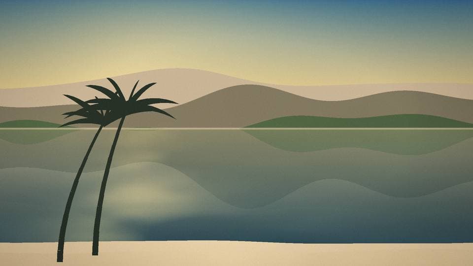Coastal weather shifting over the sea