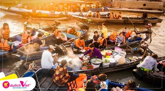 Tour Cần Thơ | Đón Bình Minh Trên Chợ Nổi Cái Răng