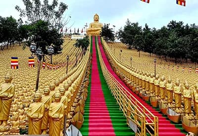 Tour Campuchia Hành Hương 2N1Đ | Vườn Chùa Puthkiri - Phnom Penh