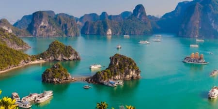 Tour Miền Bắc 1 Ngày | Hà Nội - Vịnh Hạ Long - Hang Sửng Sốt - Đảo Titop (Tàu 99 Chỗ)
